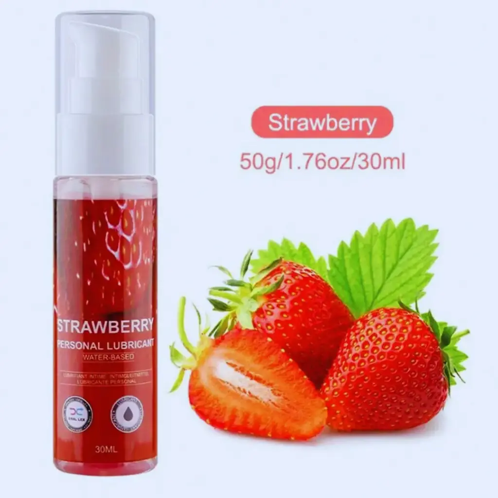 Lubricante Comestible Sabores de Fresa 0090