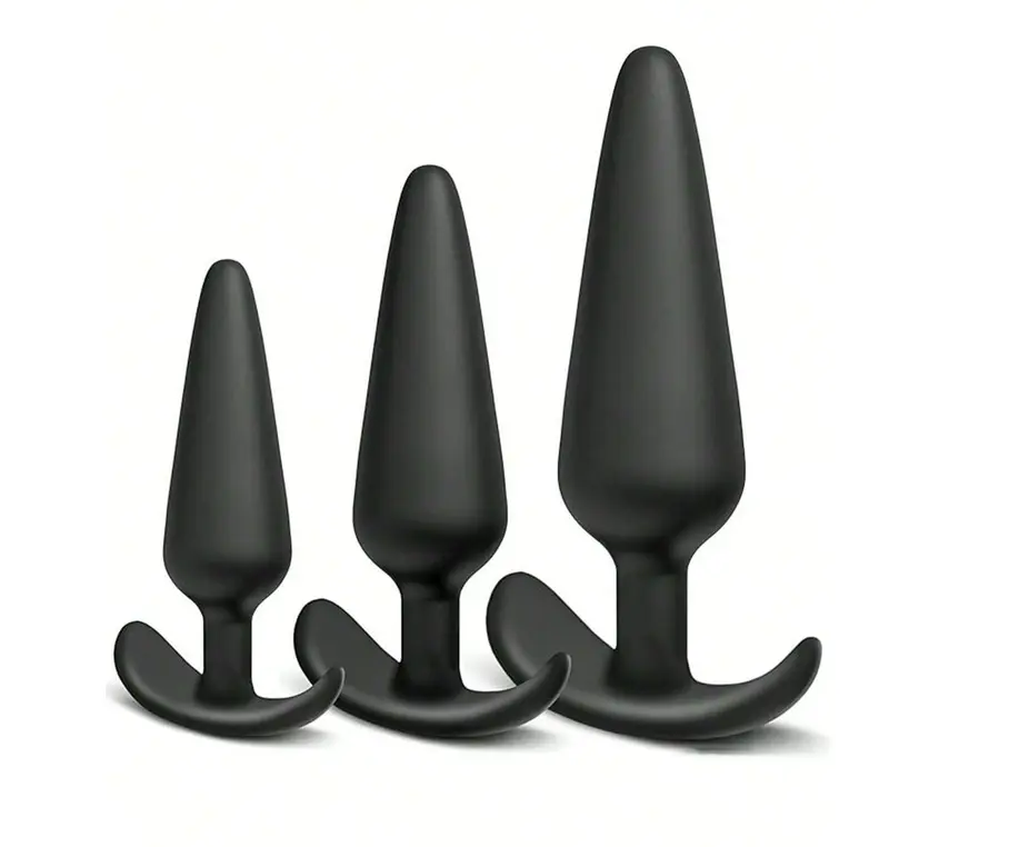 Anal plug tapon set de 3 0129