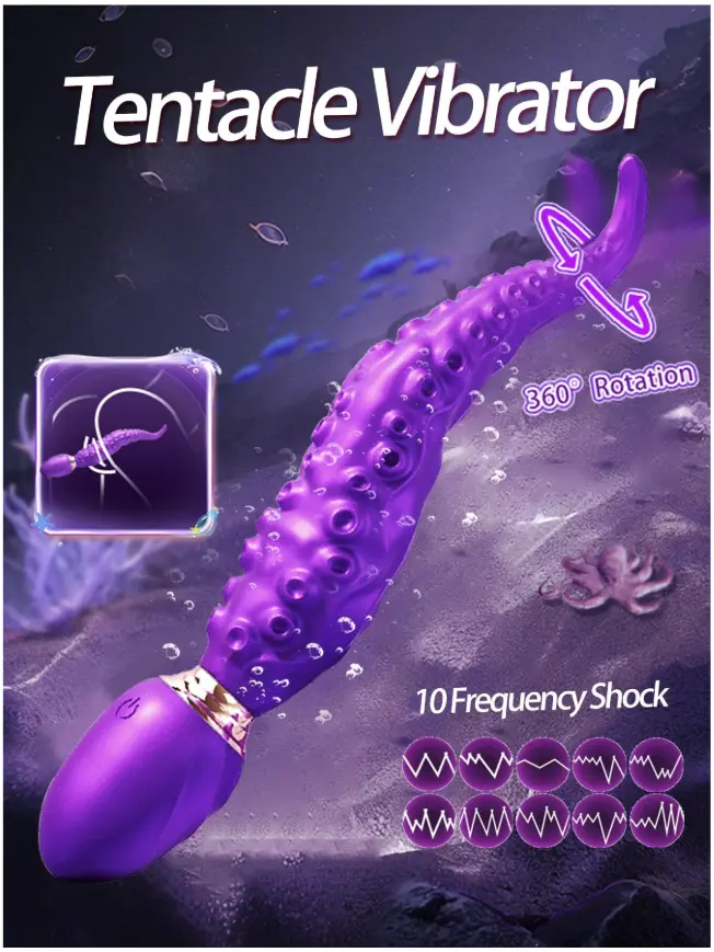 Vibrador Tentaculo Pulpo 0140