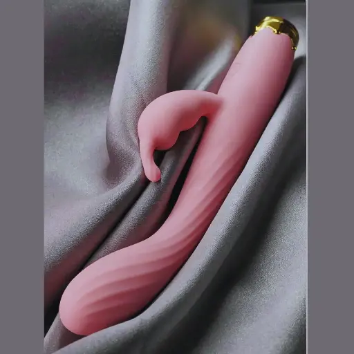 Vibrador con estimulador del punto G y del clítoris 0106