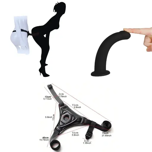 Arnes de  Principiante de dildo con correa 0130